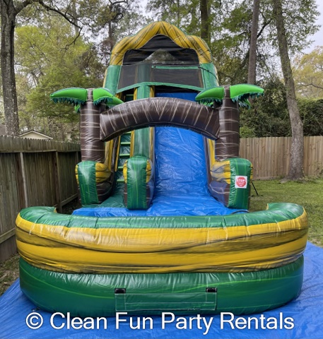 Tropical Surf Slide - Party Rentals Katy TX & Bounce House Rentals Katy ...